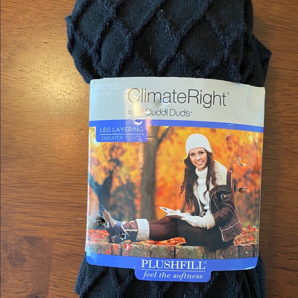 Climate Right by Cuddl Duds sweater tights
